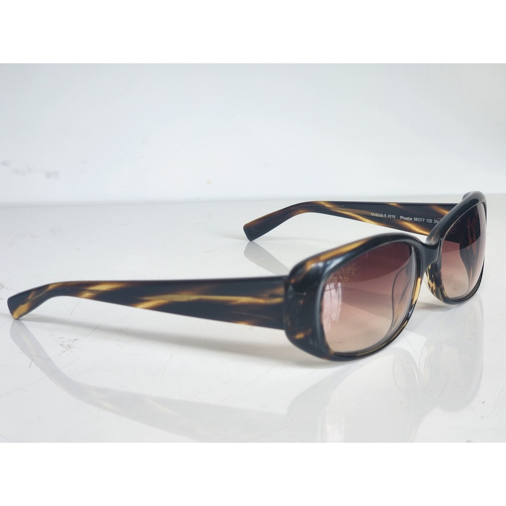 Oliver Peoples Phoebe Sunglasses Dark Tortoise Rectangular OV5048-S 4215